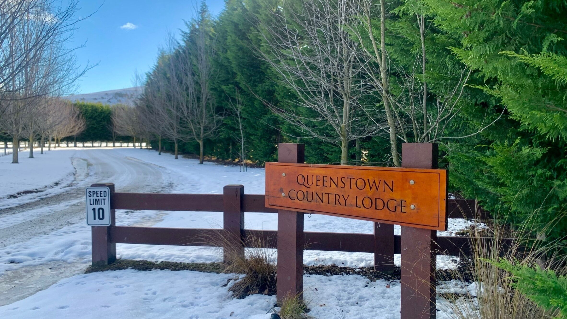 Entrance in Winter 