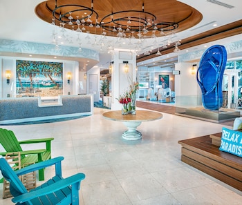 Reception area at Margaritaville Beach Resort - Nassau