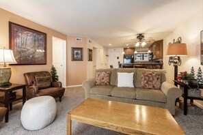 TV, fireplace, DVD player