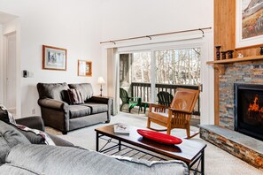 TV, fireplace, DVD player