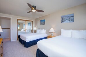 3 bedrooms, iron/ironing board, internet, bed sheets