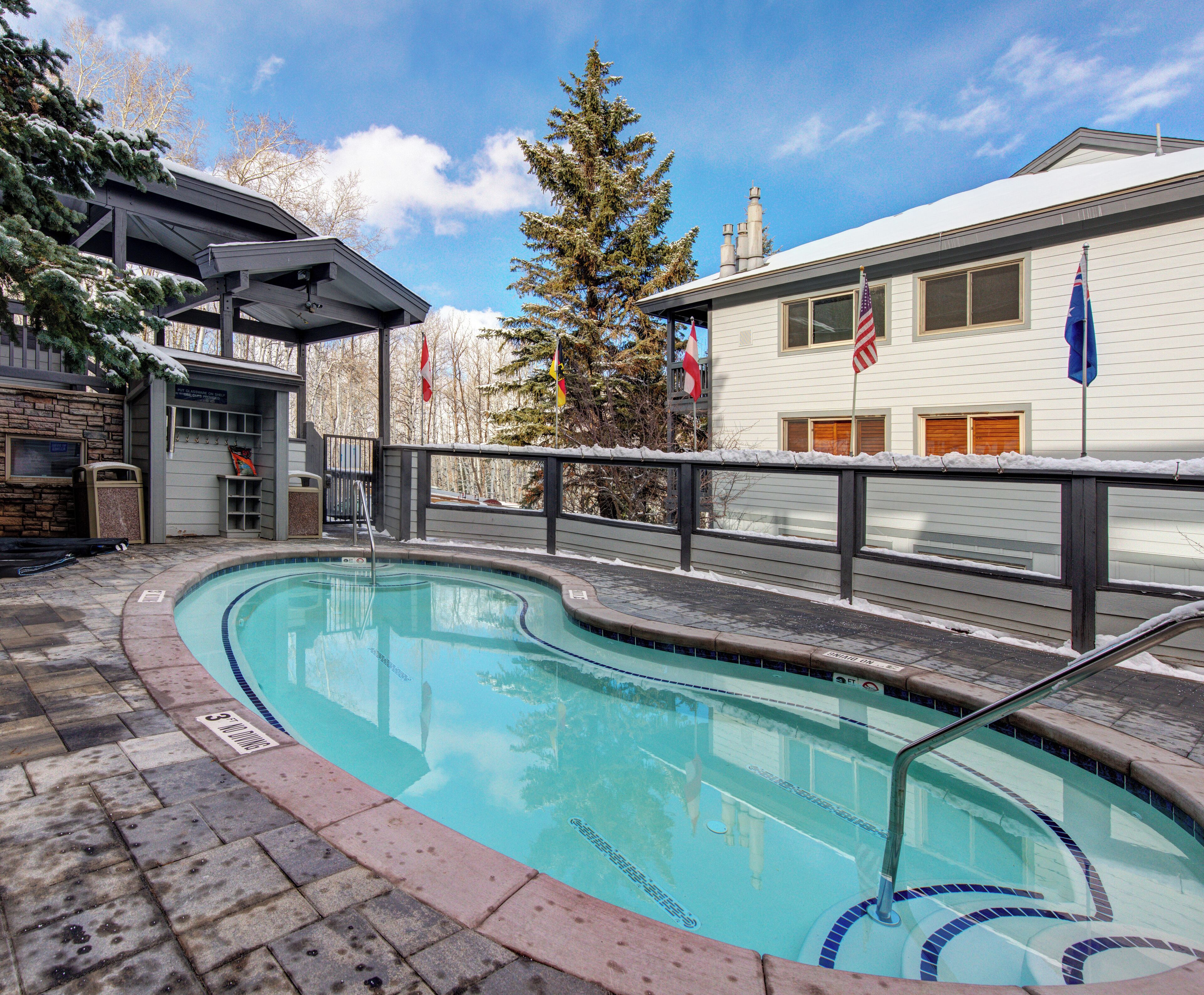 The Snow Flower Condominiums Pool 2