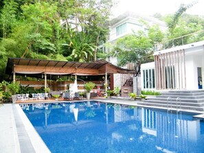 Outdoor pool - The Trees Hillside Apartment (Kamala)
