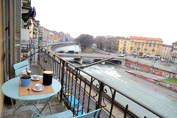 Apartment, 2 Schlafzimmer, Balkon, Flussblick | Balkon