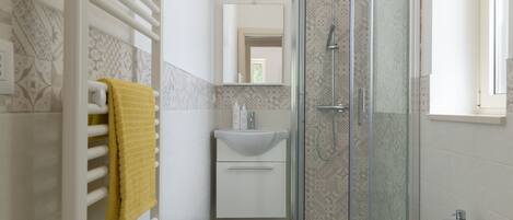 Ferienhaus, 1 Schlafzimmer, Terrasse | Badezimmer
