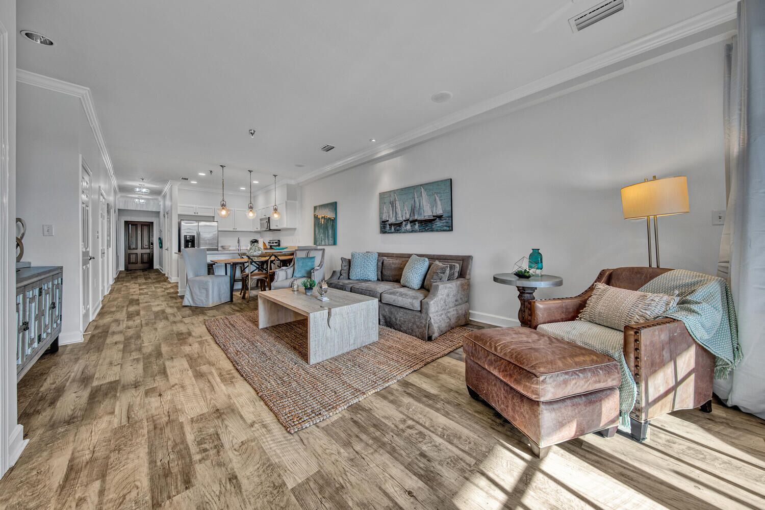 Newly renovated overlooking the Seacrest Village. Pool and Beach access.