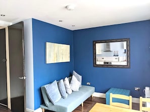 Apartment, 1 Double Bed with Sofa bed | Living area | Flat-screen TV