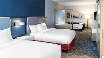 Suite, 2 Queen Beds | Premium bedding, pillowtop beds, in-room safe, desk