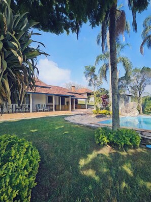 Indoor pool, outdoor pool - Sítio Santa Filomena São Roque/SP (São Roque)