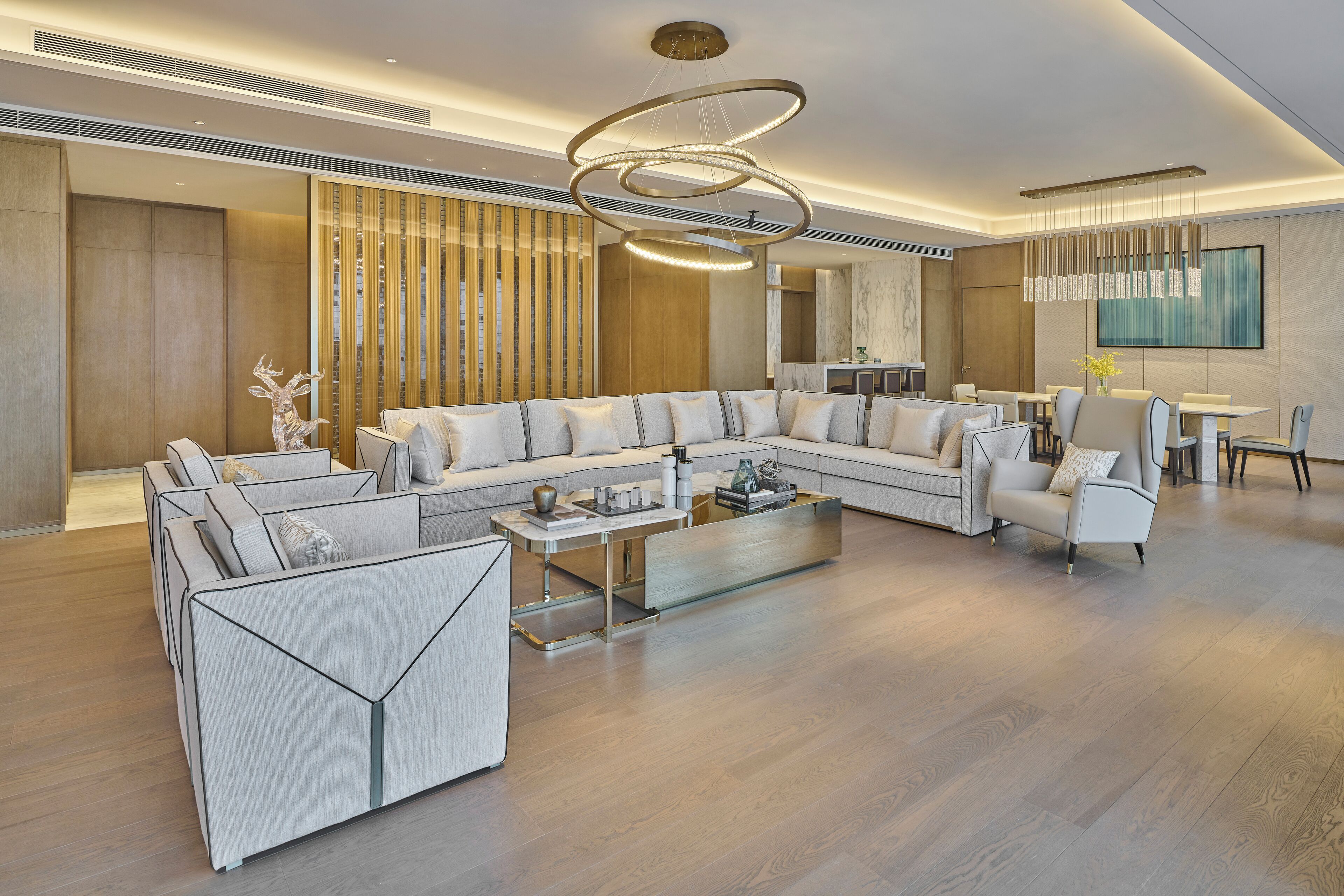 Presidential Suite, 1 King Bed | Living area
