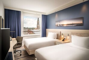 In-room safe, desk, laptop workspace, soundproofing