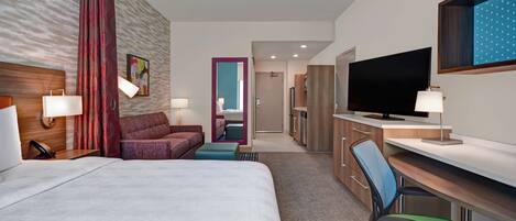 Blackout drapes, iron/ironing board, WiFi, bed sheets