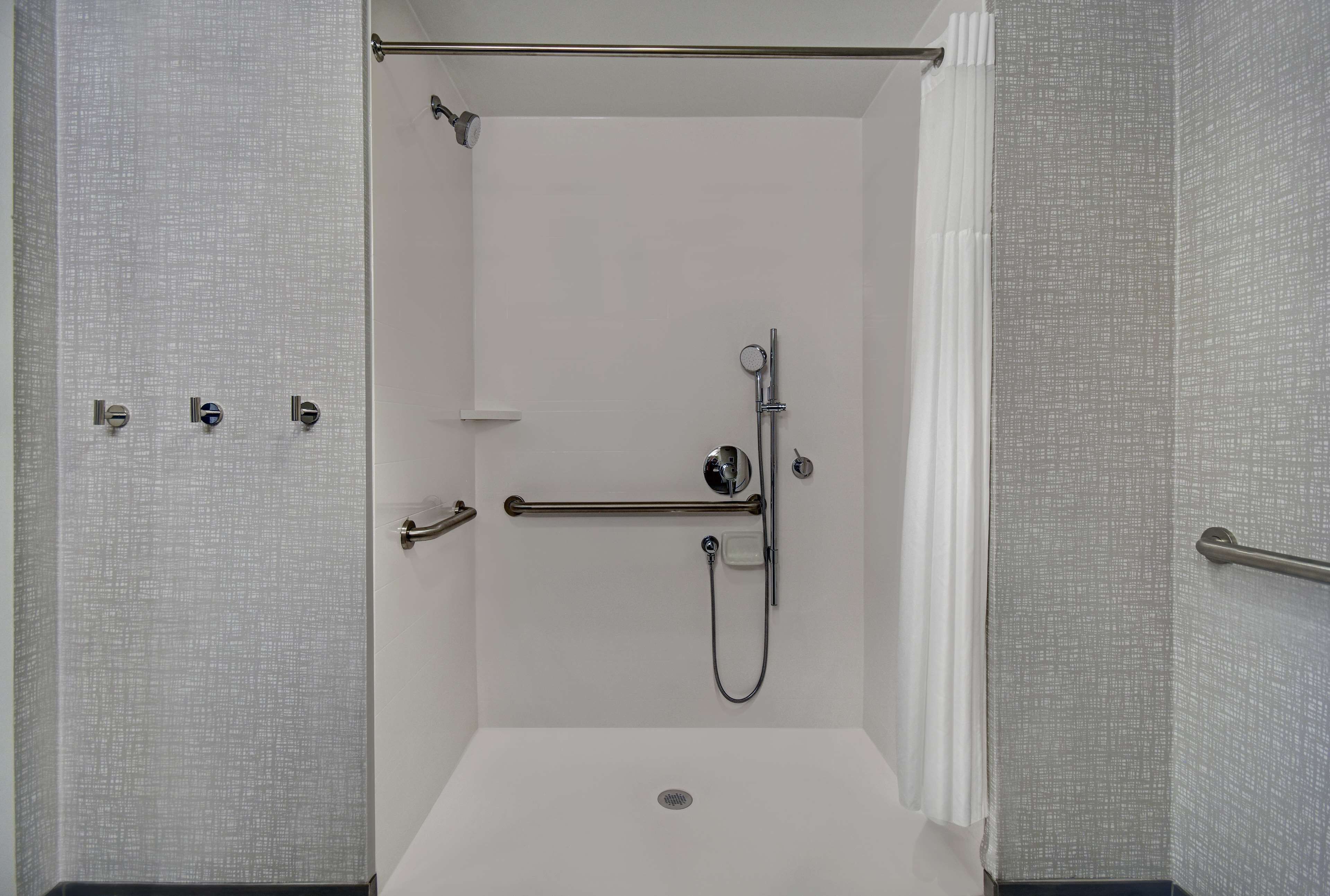 room, 1 king bed, accessible, bathtub (mobility & hearing) | bathroom shower