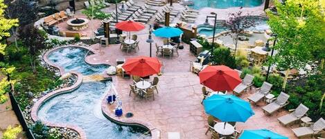 Indoor pool, outdoor pool