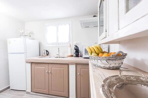 Fridge, microwave, oven, stovetop - Iokasti villa Santorini (Santorini, Cyclades,)