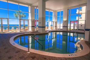Indoor pool, outdoor pool
