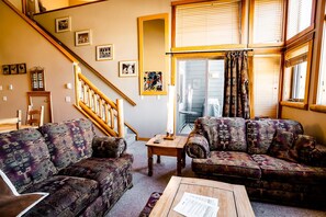 TV, fireplace, DVD player, stereo