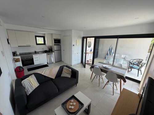 Modern apartment in superb residence with PISCINE-3 Min PLAGE ROSAS- Clim-Wifi