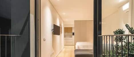1 dormitorio, tabla de planchar con plancha, cuna de viaje y wifi