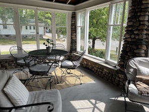 play games on the front porch, have dinner or just relax