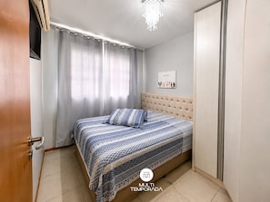 Premium Apartment | 2 bedrooms, premium bedding, desk, WiFi (free) - Nautilus Ap Vista Mar (Penha)