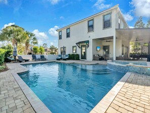 Pool - Spacious Private Pool & Patio! Private Golf Cart! Club Destiny Amenities! (Destin)