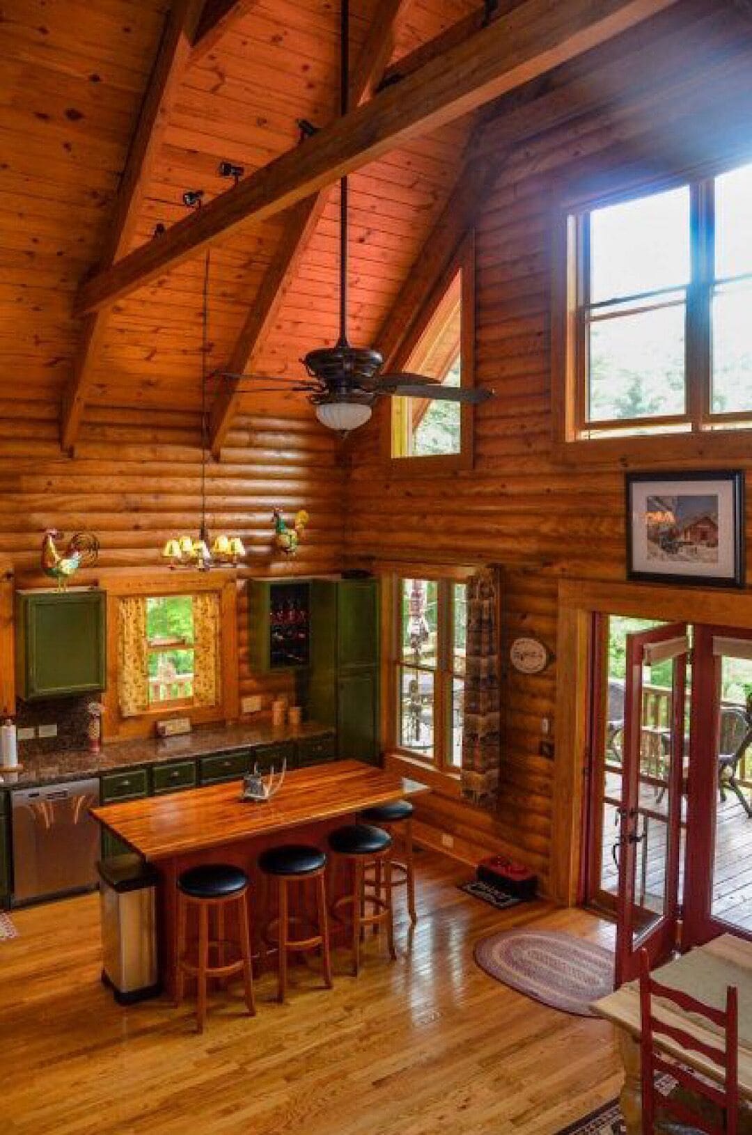 Beaver Creek Hill - Log Cabin; Listen To The Rushing Creek; Blue Ridge Mountains