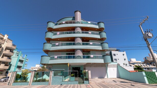 Exterior - Aluguel Apartamento 3 quartos vista mar (Bombinhas)