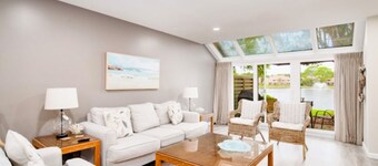 Newly Renovated! Idyllic Lake Views, Golf Cart Included, Beach Close By!