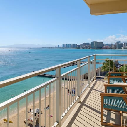 Room, 1 King Bed, Oceanfront | Terrace/patio