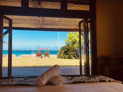 Bora Bora waterfront sunrise villa