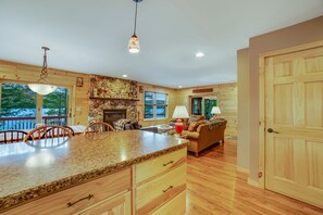 Interior - Gorgeous Lakefront Home with a Fire Pit, Two Living Areas, and a Sunroom (Chestertown)