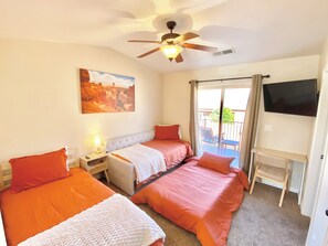 3 bedrooms, in-room safe, desk, iron/ironing board