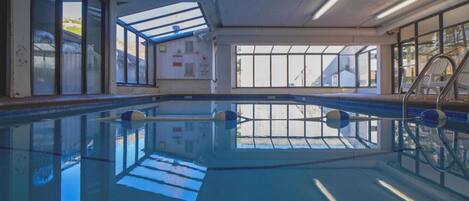 Indoor pool, a heated pool