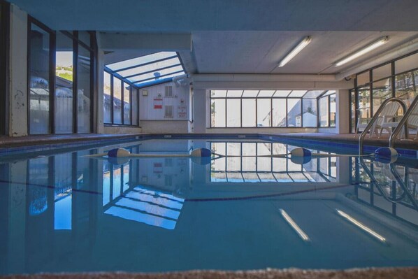 Indoor pool, a heated pool