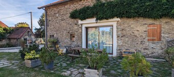 Charming Stone House with Terrace, Kids’ Playground, and Equestrian Space in Scenic Berry