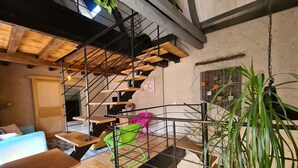 Interior - Cozy Renovated Forge with Sauna, Shared Pool & Nearby Attractions (Le Menoux)