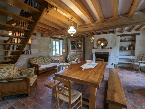 Charming farmhouse: Loire Castles, Zoo de Beauval, vineyards, family-friendly amenities