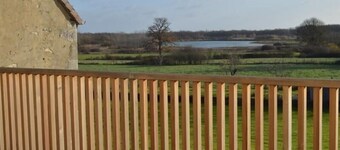 Eco-renovated rectory with terrace and pond view, near Brenne Regional Natural Park