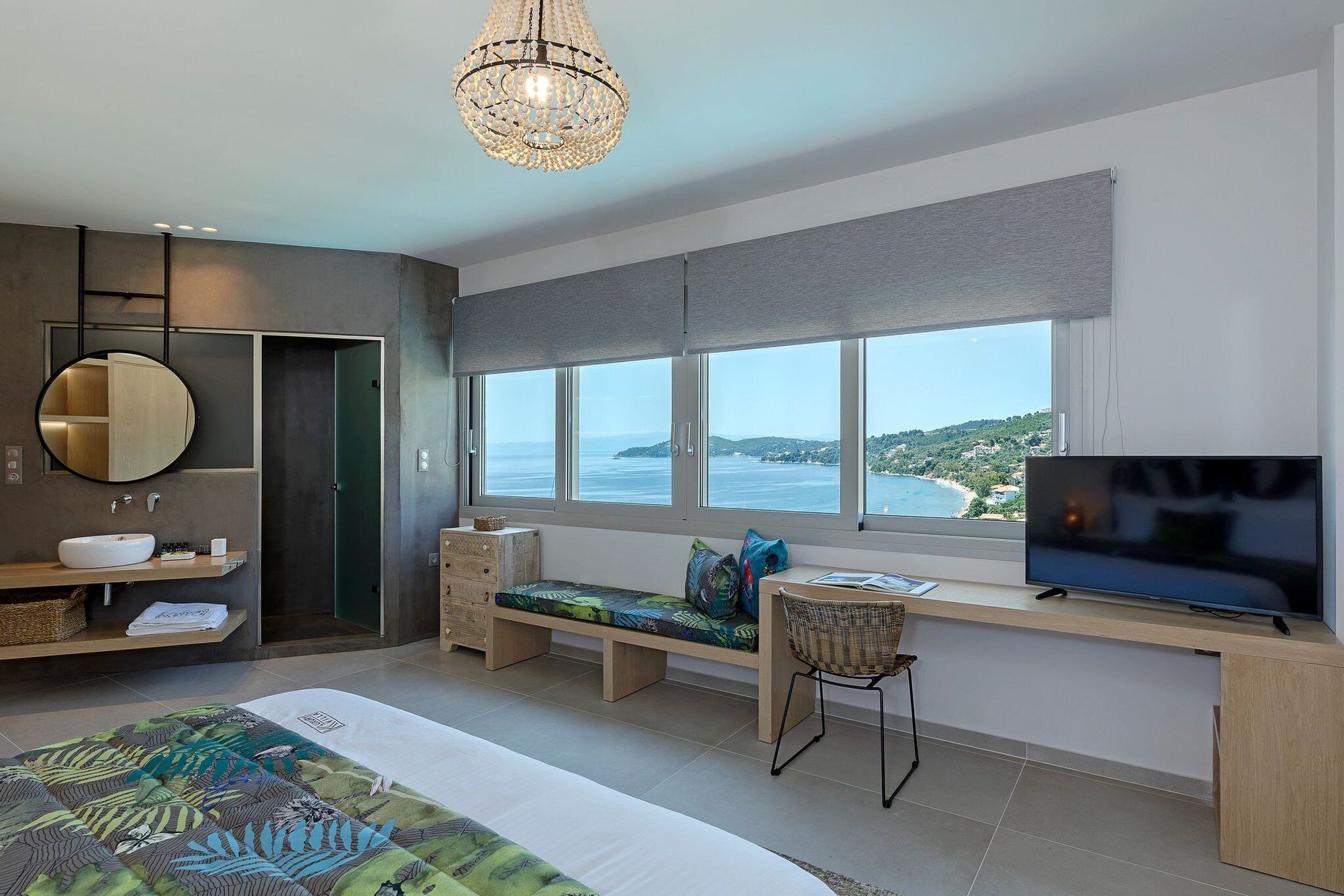 Super Luxury Skiathos Villa | Five-bedroom Villa | Private Infinity Pool - 스키아토스