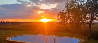 Charming Cottage with Heated Pool in Tranquil Berrichon Countryside