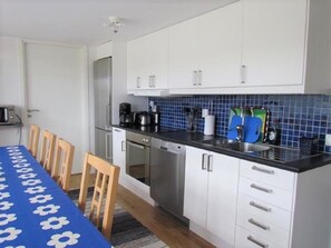 Microwave, dishwasher, coffee/tea maker, electric kettle