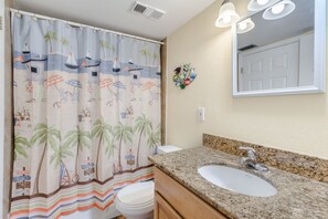 Hair dryer, towels - Sandy Shores 205 Gulf Front Corner Condo (Madeira Beach)