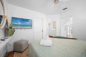 1 Schlafzimmer, Bügeleisen/Bügelbrett, kostenloses WLAN, Bettwäsche