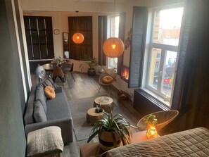 Living area - Loft with a view @Antwerpen city (Antwerpen)