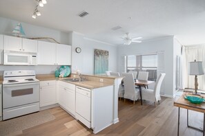 Fridge, microwave, oven, stovetop - "Destin Nation By You" Miramar Beach, Gulf Views, Pool, Deeded Beach Access (Miramar Beach)