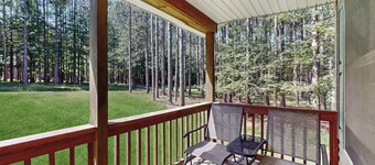 Quaint dog-friendly retreat near the lake w/ wood stove, gas grill, & large yard