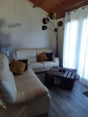 Televisión, reproductor de DVD, libros y videoteca 