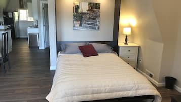 1 chambre, literie de qualité supérieure, rideaux occultants