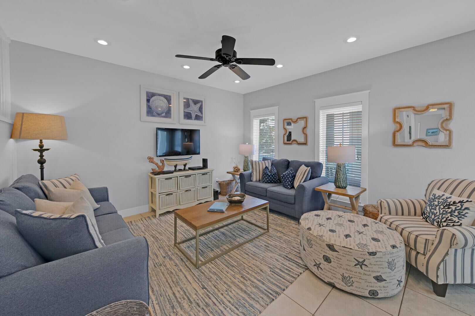 Seacrest "Sea Swell Place" 4BR, Steps to Beach + 2 Bikes!